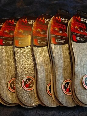 Little Hotties Thermal Insoles - Silver - 6 Pair
